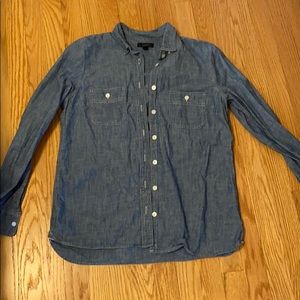 Denim J Crew Button Down